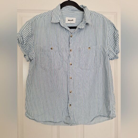 Rolla's cotton button down shirt size S - Picture 1 of 6
